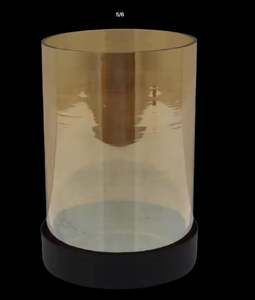 Vente chaude À La Main En Vrac Antique Bougeoir En Verre Coloré En Métal Pilier Titulaire pour La Décoration De La Maison Sans Flamme Caractéristique - Product Image 5