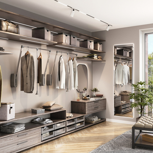 Appendiabiti pieghevole in larghezza regolabile Emuca 600-830mm in acciaio e plastica cromata organizzatore di abiti spagna modello 6037811 - Product Image 3