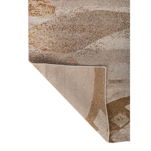 Alfombras de Lana y Seda de Bambú Tejidas a Mano con Patrón Abstracto de Susurros del Desierto para Decoración de Salas de Estar Juveniles AKWB-9070 - Product Image 5
