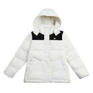 Chaqueta de plumón cálida y resistente al viento para mujer LPMX de alta calidad con sombrero, abrigo esponjoso, chaqueta acolchada de algodón con cremallera y Bolsillo grande - Product Image 3