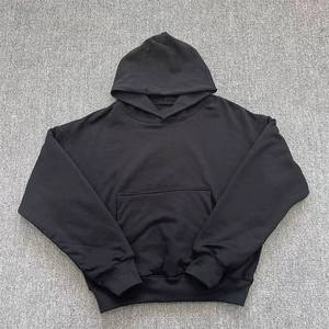 Sweat-shirt homme sur mesure en gros, 500 g/m², tissu éponge français, coupe ample, logo brodé, pour les marques de mode américaines, fournisseur en gros - Product Image 3
