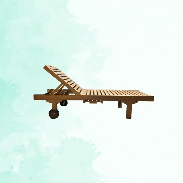 Meubles de couleur personnalisables Chaise et mobilier de loisirs en bois massif pour hôtel et maison piscine