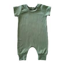 Mono de Bebé Unisex con Cierre YKK, 100% Algodón Orgánico Certificado GOTS, con Rayas - Product Image 2