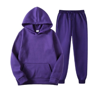 Ensemble de survêtement unisexe en coton épais 100 %, écologique, pour l'hiver, de haute qualité, à séchage rapide, respirant, grandes tailles pour hommes/femmes - Product Image 3