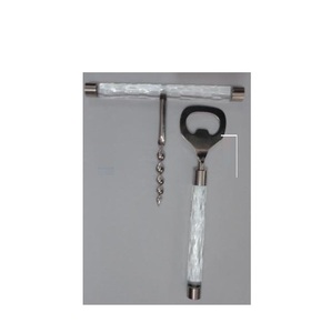 Nouvelle Offre Spéciale! Ouvre-bouteille de vin à poignée en forme de clé en métal argenté Ouvre-bouteille de qualité standard dans un design populaire - Product Image 4