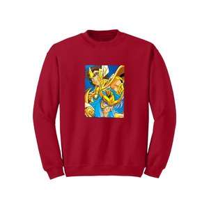 Anime Collection Sweat-shirt d'hiver décontracté pour femmes avec col ras du cou 100% coton polaire sérigraphie doublée de poches - Product Image 5