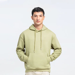 Sudadera de lujo de gran tamaño Heavyweight Hip Hop Ropa de calle en blanco Impresión de logotipo personalizado Sudaderas con capucha para hombres - Product Image 1