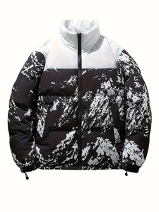 Veste matelassée d'hiver pour homme de qualité supérieure, vente en gros de mode, coupe-vent, chaude, veste à bulles, OEM, vestes à bulles pour homme - Product Image 6