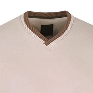 Sudadera de algodón con logotipo personalizado de lana de alta calidad, Sudadera de cuello redondo de peso pesado para hombre - Product Image 2