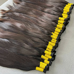 2025 Viet Nam Extensions de cheveux à donneur unique 100% cuticule alignée sans enchevêtrement sans perte de cheveux super doux en vrac un donneur - Product Image 5