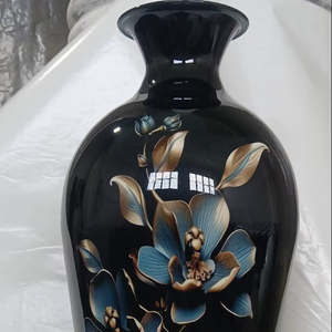 Florero de mesa moderno de hierro hecho a mano de alta calidad decorativo hogar Hotel inauguración boda - Product Image 1