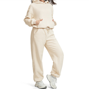 Conjunto Deportivo de Dos Piezas para Mujer, Estilo Urbano, Sudadera con Capucha y Pantalones, Ropa Deportiva para Moda Urbana - Product Image 4