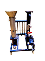 Usine de gazéification de biomasse en acier inoxydable facile à utiliser, capacité de production de 2 à 5 kW, modèle mobile semi-automatique, ISO9001