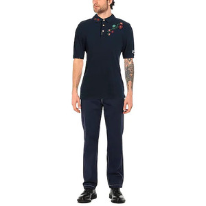 Polo personnalisé personnaliser son propre logo broderie/numérique/impression en soie pour hommes vêtements à manches courtes haut ras du cou uniformes d'été - Product Image 2