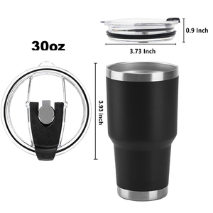12oz 20oz 30oz 40oz coperchi Tumbler riutilizzabili accessori per tazza copertura di ricambio magnetico a prova di fuoriuscita coperchio del cursore per bicchieri