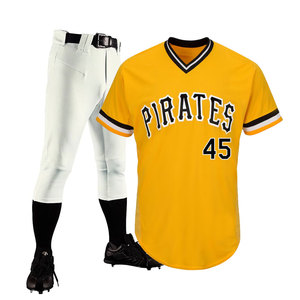 Bonne qualité nouveauté uniforme de baseball de haute qualité meilleur design uniforme de baseball uniforme de baseball pour les jeunes - Product Image 3