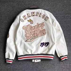 Men's High Quality Custom Genuine Leather Letterman Style <b>Varsity</b> <b>Jacket</b> Stand Quality Casual Wear for Winter Wholesale - Product Image 2