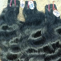 Extensions de cheveux humains vierges indiens Remy en gros, tissées à la machine, double trame, pour toutes les couleurs et permanentes