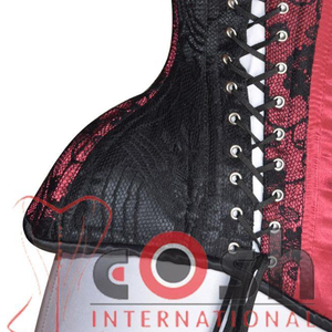 Robuste haute Compression contrôle ferme taille formation Corset Satin maille à lacets femmes sablier corps façonnage ventre minceur - Product Image 4