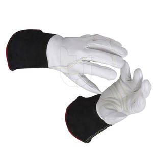 Guantes de soldadura de cuero hechos a medida de alta calidad, protección contra el calor a prueba de fuego, ropa de trabajo, características de protección para manos y brazos - Product Image 3