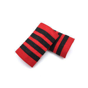 Charretera de rango ceremonial Charreteras ceremoniales personalizadas Color azul cielo y 4 barras de plata Charretera de rango - Product Image 3