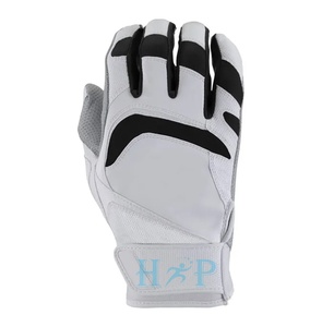 Guantes de bateo de béisbol personalizados al por mayor, la mejor calidad de cuero de protección de manos, guantes de bateo de algodón y poliéster grandes para diestros - Product Image 5