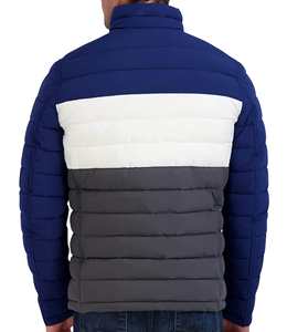 <b>Top</b> Selling High Street Style <b>Men's</b> Canvas Puffer Jacket OEM Service Customizable Front Logo Factory Direct Sales - Product Image 6
