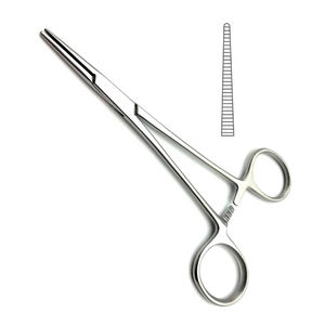 Hemostato quirúrgico Halsted Mosquito Artery Fórceps Curved & Straight Serrated Pinza para arteria de acero inoxidable - Product Image 2