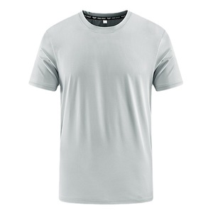 Custom Design <b>Men's</b> Sportswear Quick Dry Gym Running T-<b>Shirt</b> Breathable Micro Mesh Short-Sleeve <b>Collarless</b> - Product Image 5