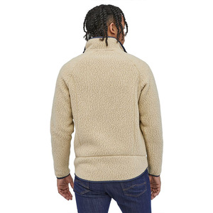 Reversible Fleece Wholesale <b>Fur</b> Streetwear Hip Hop Branded Outdoor Polar Winter Fleece <b>Jacket</b> <b>for</b> <b>Men</b> - Product Image 5