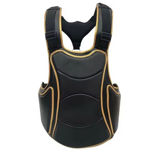 Professional Chest Protector EVA Material Lightweight Adjustable Body Protector <b>Belly</b> Pad Baseball Chest Guard Fight Wear - Product Image 2