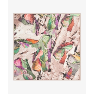 Pañuelo Cuadrado de Poliéster con Diseño de Ángel, 90x90 cm - Product Image 1