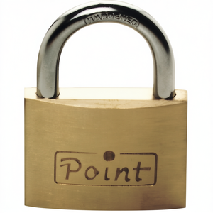 Cylinder Bicycle <b>Padlock</b> 500 40 mm Brass Keyed Differently 40 mm Lock Body Width - Product Image 2