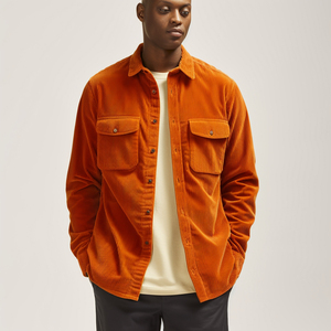 Veste en satin tricotée décontractée pour homme, style rétro, manches longues, respirante, été, 2 poches - Product Image 6