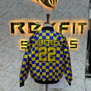 High Quality Custom Design Embroidered Wool and Silk Men's Jacket with <b>Covered</b> <b>Button</b> Closure versity jackets Lettermen jackets - Product Image 6