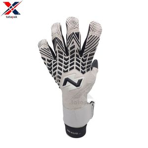 Gants de gardien de but de football professionnels Predator Guard en cuir super doux, antidérapants, respirants, protection complète des doigts, réglables - Product Image 2