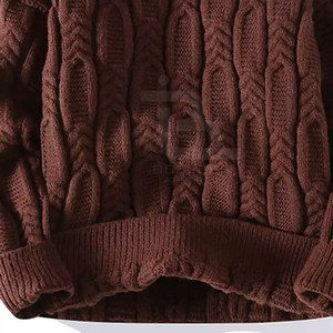 Suéteres de lana 100% para hombre de invierno Logotipo frontal transpirable Mejor Venta caliente - Product Image 5