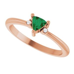 Anillo Geométrico Stuller con Incrustaciones de Oro de 14K y Piedras Naturales con Corte Marquesa y Ovalado, Certificado IGI-72435:277P - Product Image 5