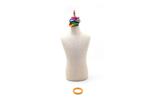 High Quality Hot Product Wholesale Good Price Plain Pattern Woman Fashion Link Chain Type Wooden <b>Beaded</b> <b>Bracelet</b> From Vietnam - Product Image 4