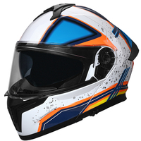 Casque de moto modulaire pour adultes avec coque ABS avancée, double visière relevable, pour la course sur route, pour hommes et femmes