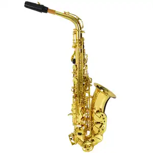 Montreux Student Alt Saxofoon Kwaliteit Starter Eb Saxofoon Goud Lak Met Case