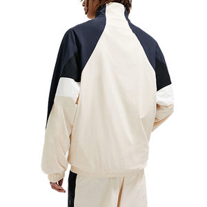 ชุดกีฬาสองชิ้นของผู้ชายชุดวอร์มผ้าไนลอนพิมพ์ลายมีซิปเสื้อกันลมสำหรับฤดูหนาว - Product Image 3