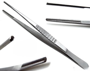 Pince Debakey 6 pouces, forceps chirurgical, instruments chirurgicaux, pince à pansements, en acier inoxydable - Product Image 3