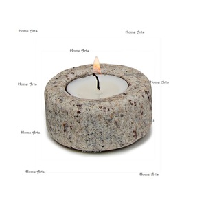 Greatest Quality Customized Shape Candle Holder Designer <b>White</b> Color Marble Candle Holder For Hot Sale - Product Image 3