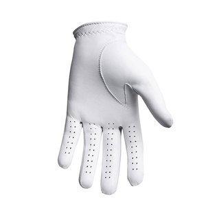 Gran oferta, guantes blancos de piel de oveja, Golf Cabretta, logotipo personalizado antideslizante de alta calidad, guante de Golf para hombre y mujer, logotipo personalizado de cuero completo - Product Image 4