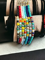 DAFNI BIG PAZAR Werbeartikel Böhmisches Perlenarmband Naturstein Handgefertigt Unisex Geschenk Istanbul für Muttertag Valentinstag