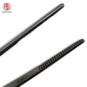 Pinzas de Presión Rectas de Acero Inoxidable de Calidad Premium para Tejidos, Instrumentos Quirúrgicos - Product Image 6