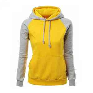 Sweat-shirts à capuche unisexes décontractés pour l'hiver, manches longues, en tissu polaire, polyester/coton, couleur personnalisable - Product Image 2