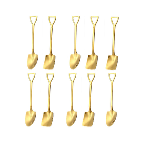 ชุดช้อนและส้อมทองเหลืองพร้อมที่จับช้อนหัวผึ้งออกแบบได้ตามต้องการ - Product Image 5