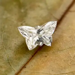 Butterfly Cut Lab Grown Diamond 0.42 Ct Diamond For Pendant And Jewelry Making For Gift For Women